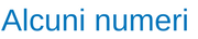 ALCUNI NUMERI