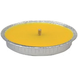 Immagine di CANDELA FIACCOLA CITRONELLA IN SUPPORTO DI ALLUMINIO 18CM