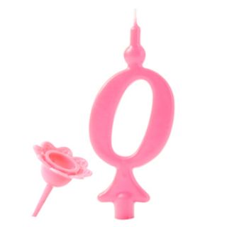 Immagine di CANDELE A NUMERO TW 0 ROSA