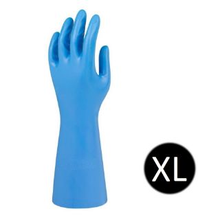 Immagine di GUANTO GOMMA NITRILE BLU SENZA FELPATURA 44GR cat.III TG.XL (9/9,5)