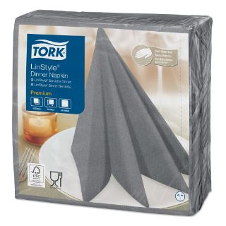 Immagine di TORK TOVAGLIOLI AIRLAID 39X39CM TINTA UNITA GRIGIO 50PZ