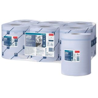 Immagine di TORK ASCIUGAMANI SFILAMENTO INT. 2 VELI REFLEX BLU 150MT 450STRAPPI  6PZ