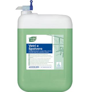 Immagine di VERDE ECO VETRI E SPOLVERO TANICA 10LT