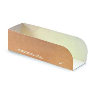 Immagine di BIOPLAT PORTA HOT DOG AVANA 16,5X5X4,7CM 50PZ